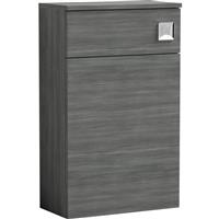 Nuie Arno Compact Floor Standing WC Unit Only 500mm in Anthracite MFC