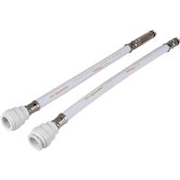 JG Speedfit Monobloc Mixer Tap Connector 15mm x M12 300mm (2 Pack) in White