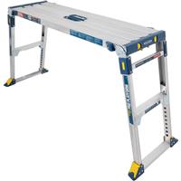 Werner Adjustable Pro Platform 1150mm x 400mm in Silver Aluminium