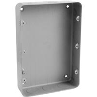 MK Grid Metal Flush Back Box 12 Gang With Knockouts