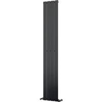 Ximax Oxford Single Designer Radiator 1800 x 295mm 1891Btu in Anthracite Steel