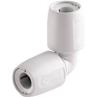 Hep2O 90deg Elbow 10mm in White Plastic