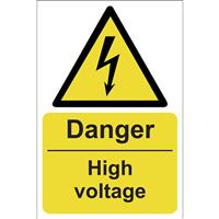 Centurion Danger High Voltage Sign 200 x 300mm