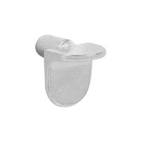 Shelf Support Stud (100 Pack) in Silver Metal