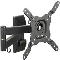 Vivanco Dual Arm Tilt & Swing TV Wall Mount Bracket Small Up To 43" in Black Steel