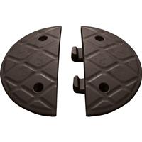 JSP Jumbo Speed Bump End Caps Black (2 Pack)