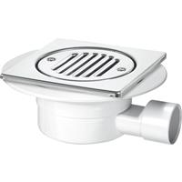 McAlpine VSG1T6SS Stainless Steel Shallow Shower Gully With Removable Grid 150mm