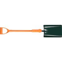 Bulldog Insulated Square Mouth Shovel 1000mm (39") in Orange/Green Fibreglass