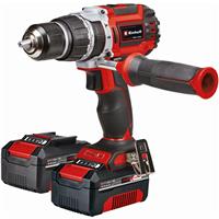 Einhell PXC 18V 60Nm Professional Brushless Cordless Combi Drill Kit 2 x 4.0Ah in Red