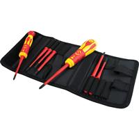 CK C. K VDE Interchangeable Slim Bladed Screwdriver Set (9 Piece) Alloy Steel