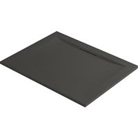 Mira Flight Level Rectangle Slate Effect Shower Tray 1400 x 800mm in Slate Grey Acrylic