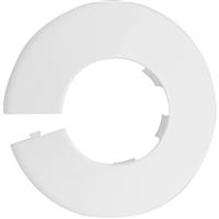Talon Pipe Collar 15mm (10 Pack) in White Polypropylene