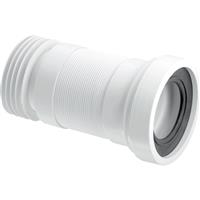 McAlpine Flexible Straight WC Connector 140mm-290mm WC-F23R Rubber