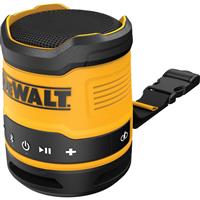 DeWalt Rechargeable USB-C Compact Bluetooth Speaker 3.6V in Yellow