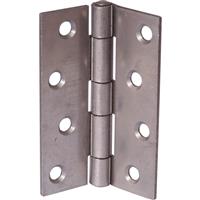Perry Strong Butt Hinge Grey (2 Pack) in Steel