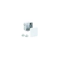 Unbranded IP55 Junction Box 75 x 75 x 42mm 3 Nipples