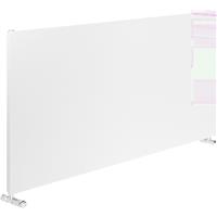 Ximax Oxford Plan Horizontal Designer Radiator 595 x 1500mm 2567Btu in White Steel