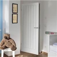 JB Kind Cottage 5 Internal Door 35 x 1981 x 610mm in White Moulded