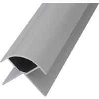 Mermaid Laminate Shower Wall Panel Trims External Corner in White