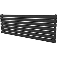 Ximax Bristol Single Horizontal Designer Radiator 410 x 1200mm 1846Btu Anthracite in Anthracite Structure Steel