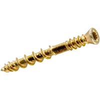Lost-Tite Screw 3.5 x 45mm (100 Pack) in Gold