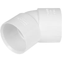 Aquaflow Solvent Weld Bend 135deg 40mm in White