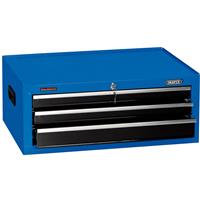 Draper 3 Drawer Mid Tool Chest 26" in Blue Steel