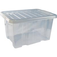 Barton Plastic Container with Clip On Lid 24L (10 Pack)