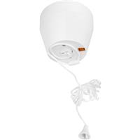 Crabtree 50A Pull Switch Double Pole Neon in White Plastic