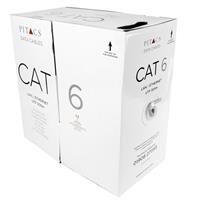 Pitacs CAT6 Data Cable 305m Boxed in Grey