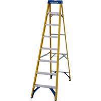 Werner Fibreglass Swingback Step Ladder 8 Tread SWH 3.15m in Yellow