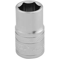 Draper Expert 6 Point 1/2 Inch Standard Socket 14mm Steel