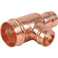 Made4Trade Solder Ring Reducing Tee 22 x 15 x 15mm in Copper