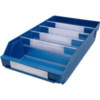 Barton Blue Shelf Bin 400 x 240 x 95mm (15 Pk) Steel