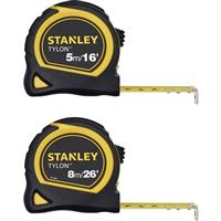 Stanley Tylon Tape Measures 5m & 8m (Twin Pack)