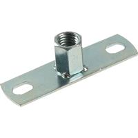 Made4Trade Backplate for Euro Clips Female M10/M8 (5 Pack) in Silver Steel