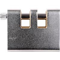 Squire Watchman Armoured Warehouse Padlock 90 x 12 x 29mm Double Slotted in Silver Steel