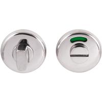 Eclipse Polished Stainless Steel Thumbturn & Release Indicating in Silver