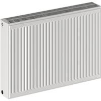 Stelrad Softline Compact Type K3 Steel Panel Radiator 600 x 500mm 4077Btu in White (Ral9016)