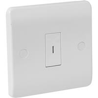 Scolmore Click Click Mode Key Switch 1 Gang 2 Way in White Plastic