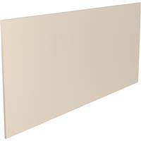Kitchen Kit Flatpack J-Pull Kitchen Cabinet Breakfast Bar Back Ultra Matt 2100mm in Cashmere Mdf