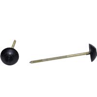 Unbranded RoofTrade Corrugated Bitumen Sheet Nails Pk 100 70mm in Black Plastic