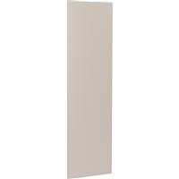 Kitchen Kit Flatpack J-Pull Kitchen Cabinet Larder End Super Gloss 2400x600mm in Light Grey Mdf