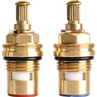 Made4Trade 1/4 Turn Ceramic Tap Glands 9mm Spline Height (2 Pack)