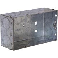 Made4Trade Metal Back Box 2 Gang 47mm Steel