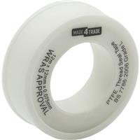 Made4Trade PTFE Tape for Water 12mm x 12m (10 Pack) in White