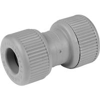 Unbranded Straight Coupler 10mm in Grey Plastic