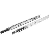 Unbranded Ball Bearing Drawer Runner 450mm (2 Pack) in Silver Steel