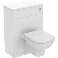 Ideal Standard i. life A Matt WC Unit and Worktop with Back to Wall Toilet and Soft Close Seat 600mm in White