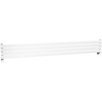 Ximax Bristol Single Horizontal Designer Radiator 236 x 1800mm 1652Btu in White Steel